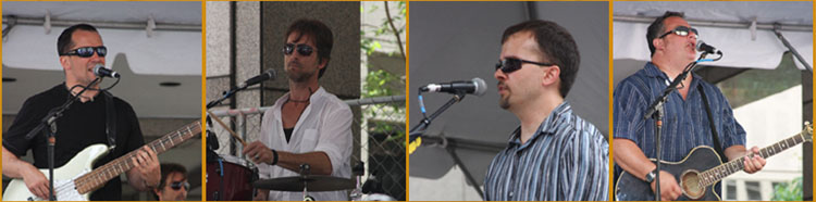 Left to Right: John Kays, Bill McCarthy, Kevin Cooper, Kevin Fox. (photo by Annie B)
